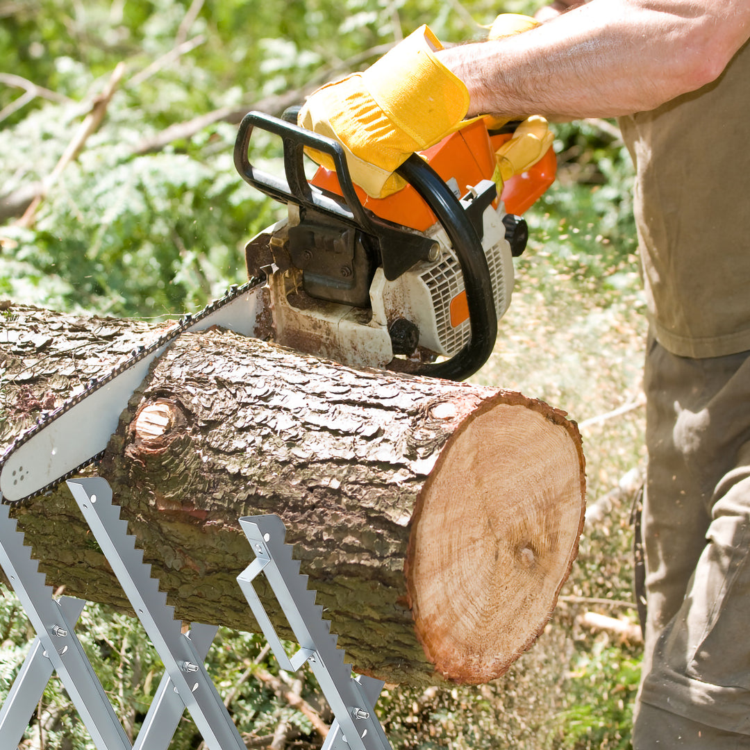 Sonnewelt sawhorse metal, galvanized. Max. load 150 kg