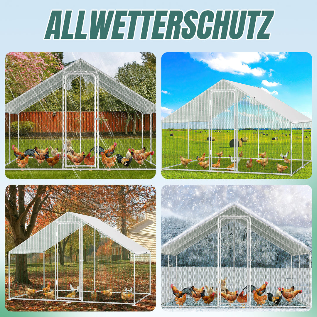 Sonnewelt Ersatz Schattentuch für Hühnerstall 2x3.43m
