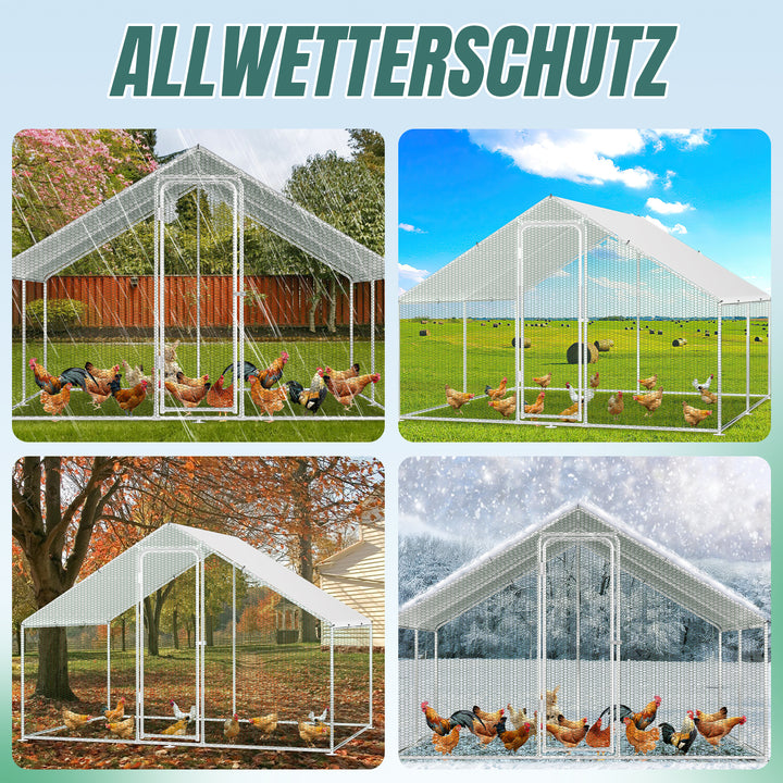 Sonnewelt Ersatz Schattentuch für Hühnerstall 2x3.43m