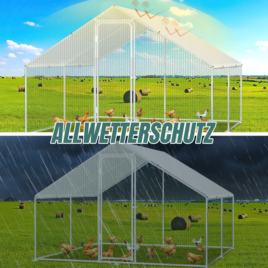Sonnewelt Ersatz Schattentuch für Hühnerstall 2x3.43m
