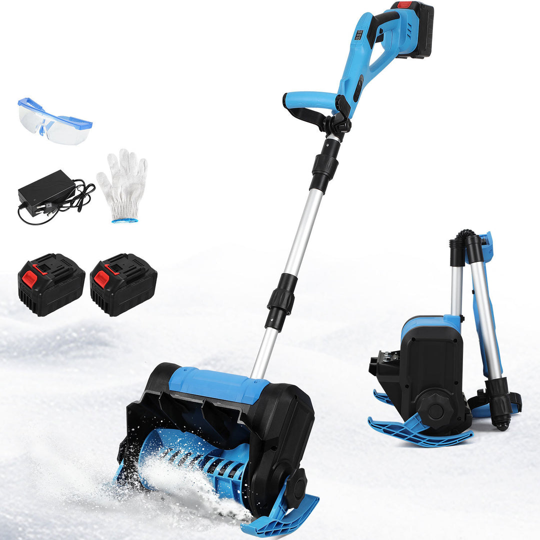 Sonnewelt Schneefräse Akku Elektrische Schneefräse