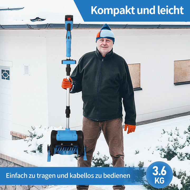 Sonnewelt Schneefräse Akku Elektrische Schneefräse