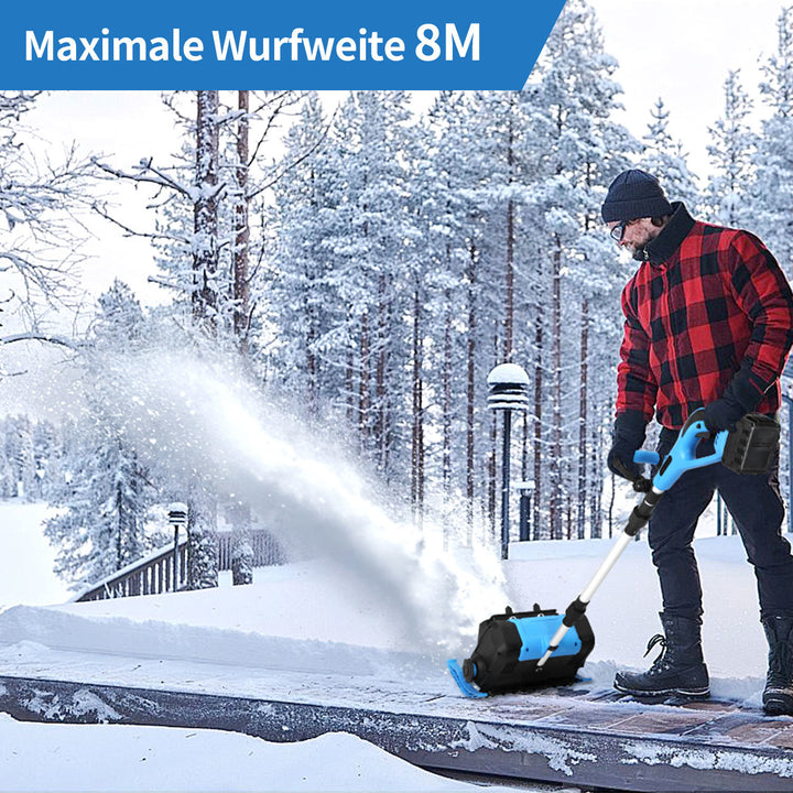 Sonnewelt Schneefräse Akku Elektrische Schneefräse