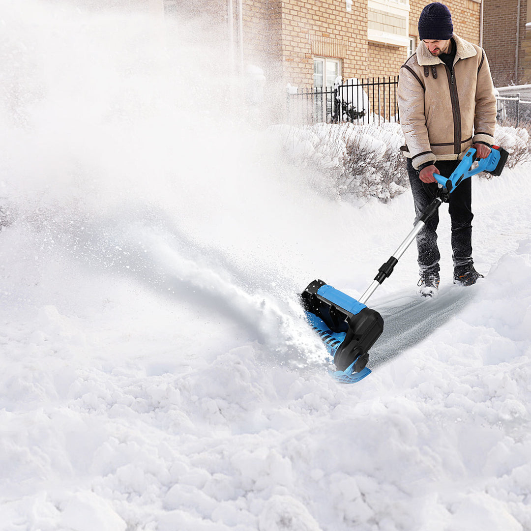 Sonnewelt Schneefräse Akku Elektrische Schneefräse