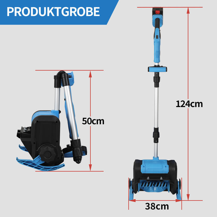 Sonnewelt Schneefräse Akku Elektrische Schneefräse
