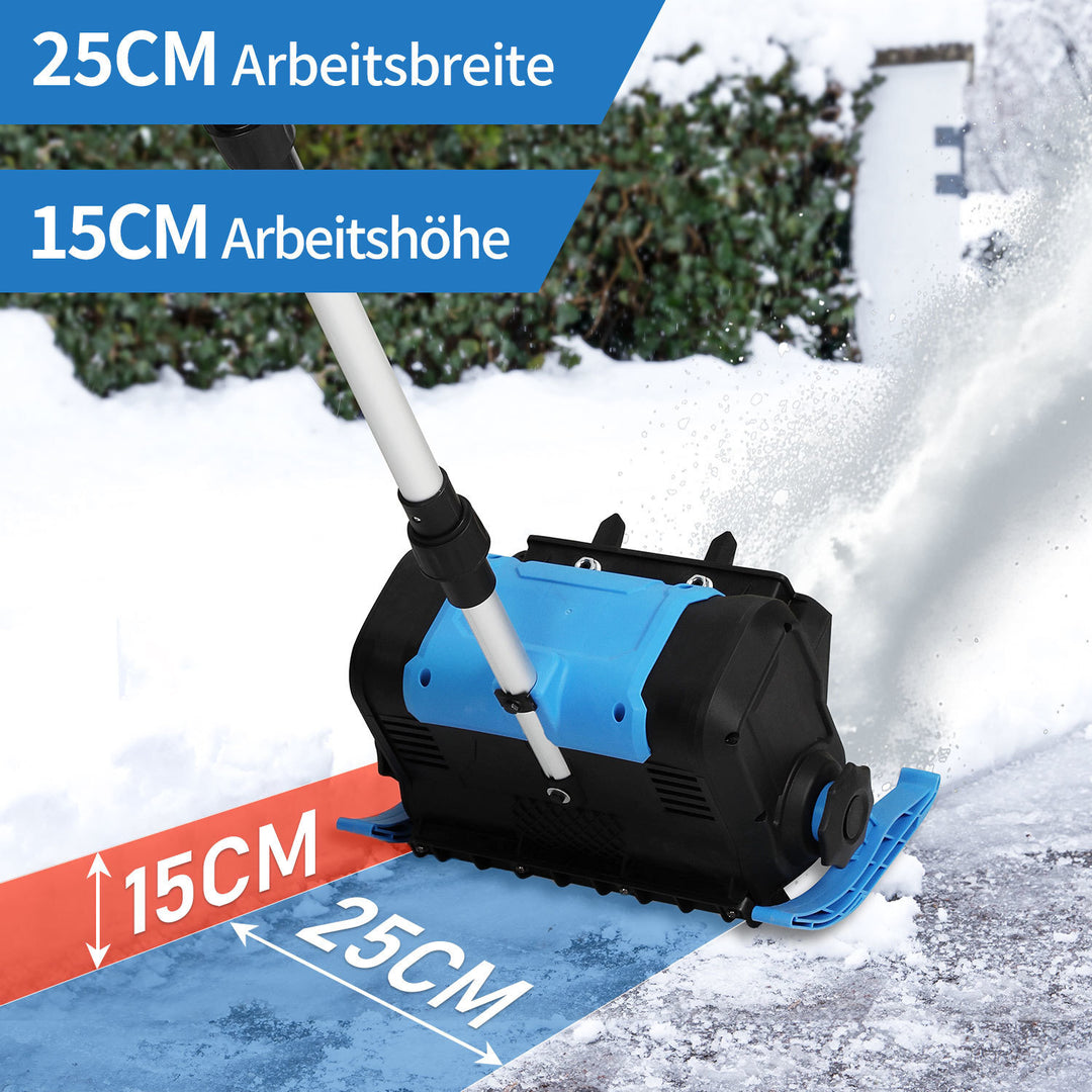 Sonnewelt Schneefräse Akku Elektrische Schneefräse