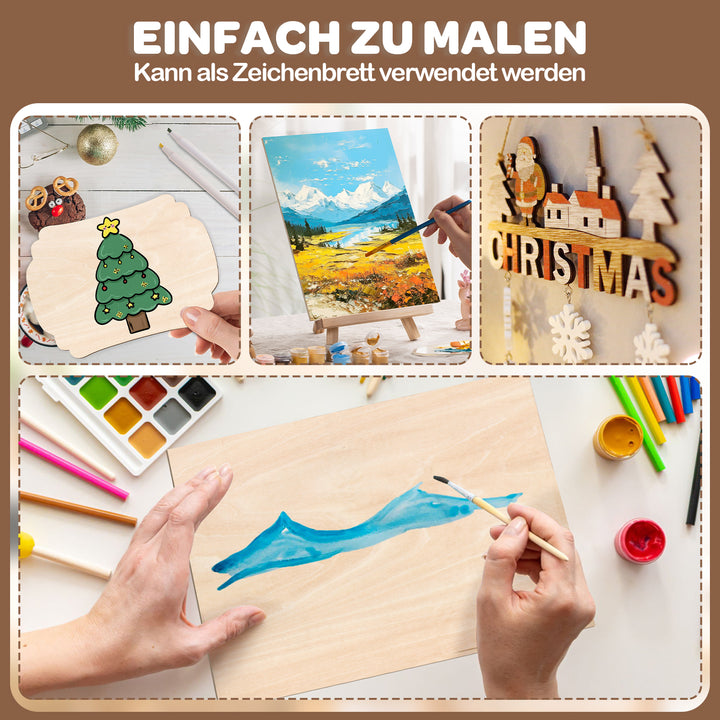 Sonnewelt Sperrholzplatte Lindenholz A3/A4 4-50 Stück