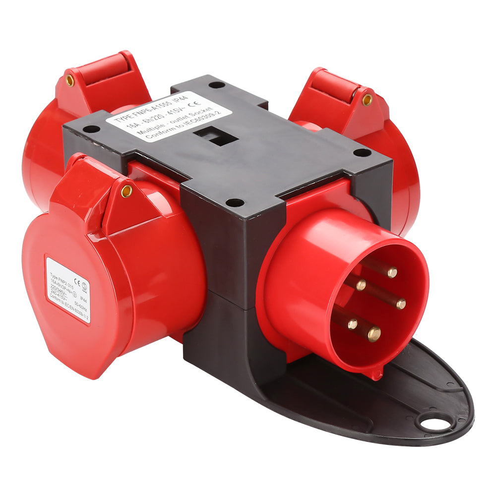 Sonnewelt adapter power distributor 3 x CEE 400V/16A 5-pin CEE socket