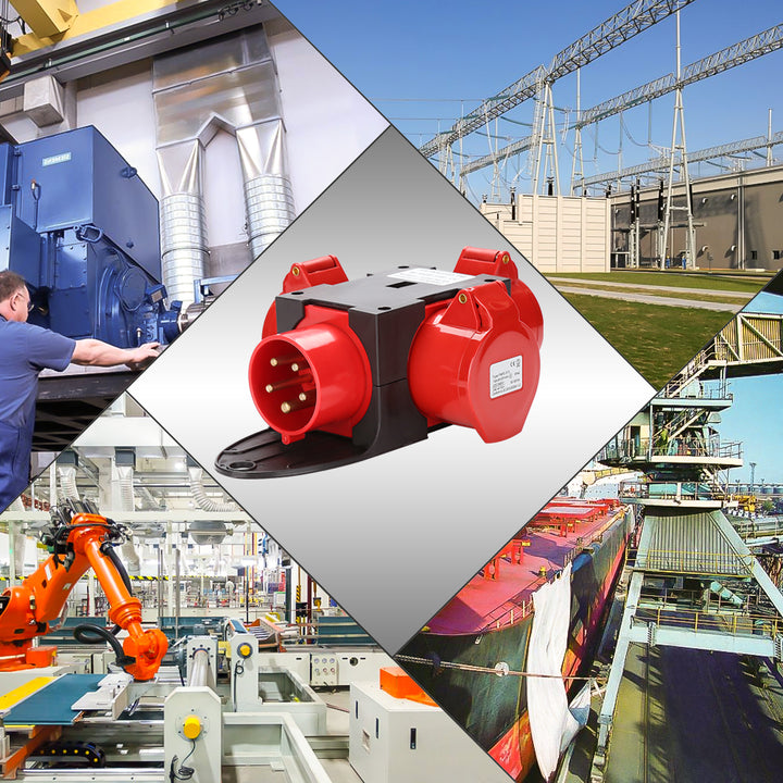 Sonnewelt adapter power distributor 3 x CEE 400V/16A 5-pin CEE socket