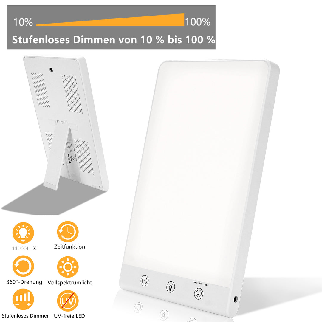 Sonnewelt SAD Tageslichtlampe 11000 LUX Lichttherapie Lampe