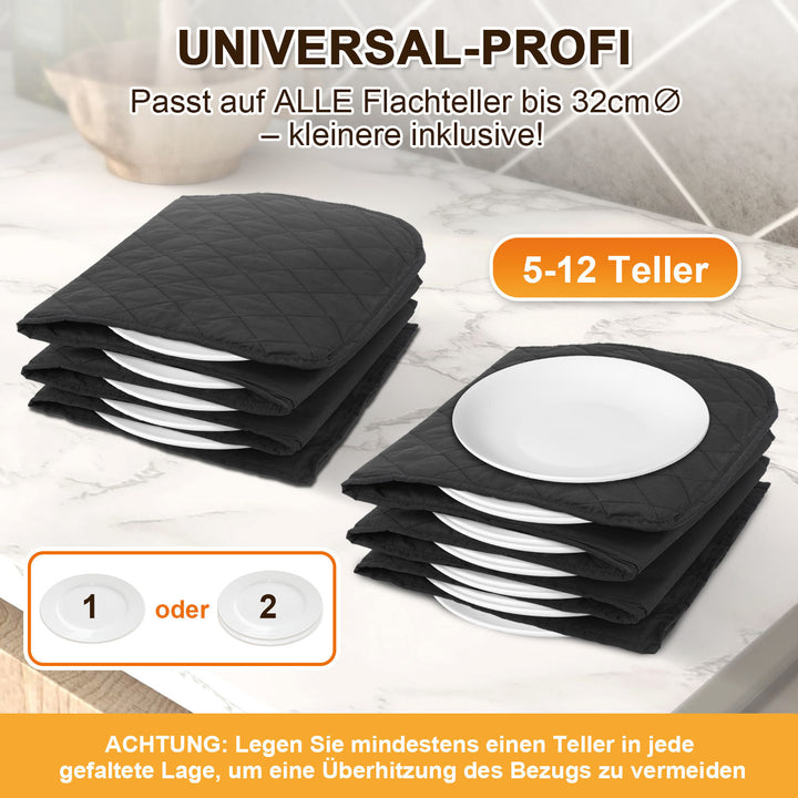 Sonnewelt Tellerwärmer Elektrisch 12 Teller Wärmer 200W