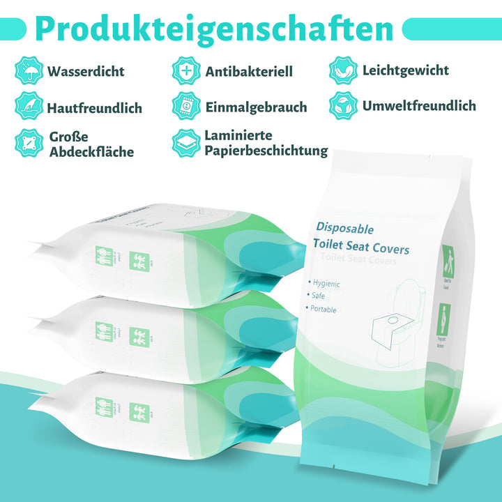 Sonnewelt Toilettensitzbezug WC Einweg 60x40cm