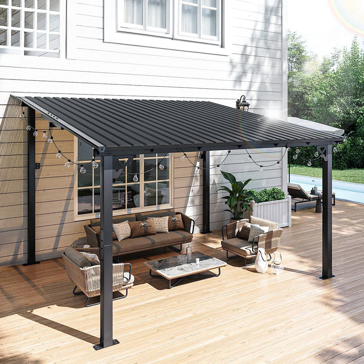 Sonnewelt 12X Dachblech Trapezblech Metall Anthrazit/Grün