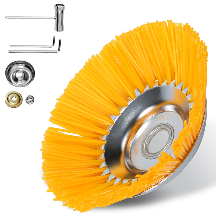 Sonnewelt weed brush for brush cutter nylon wire brush