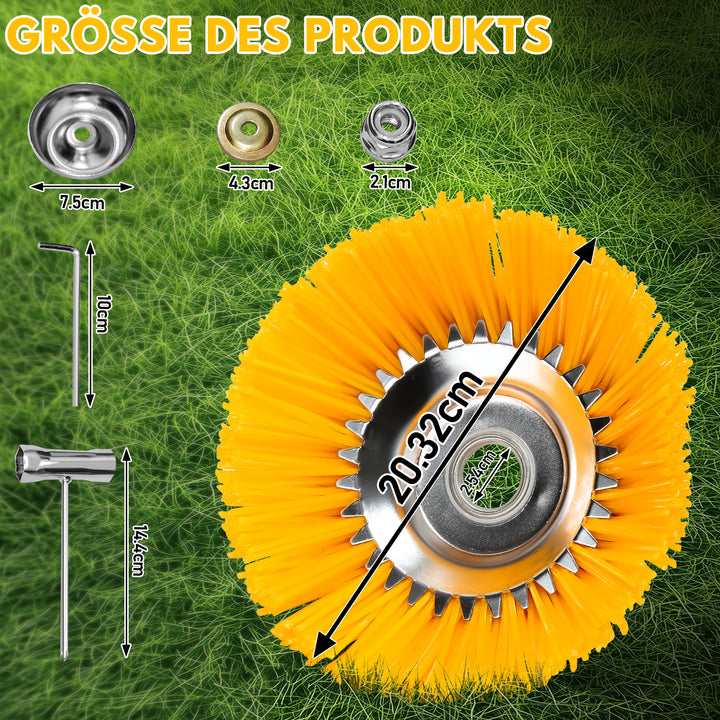 Sonnewelt weed brush for brush cutter nylon wire brush