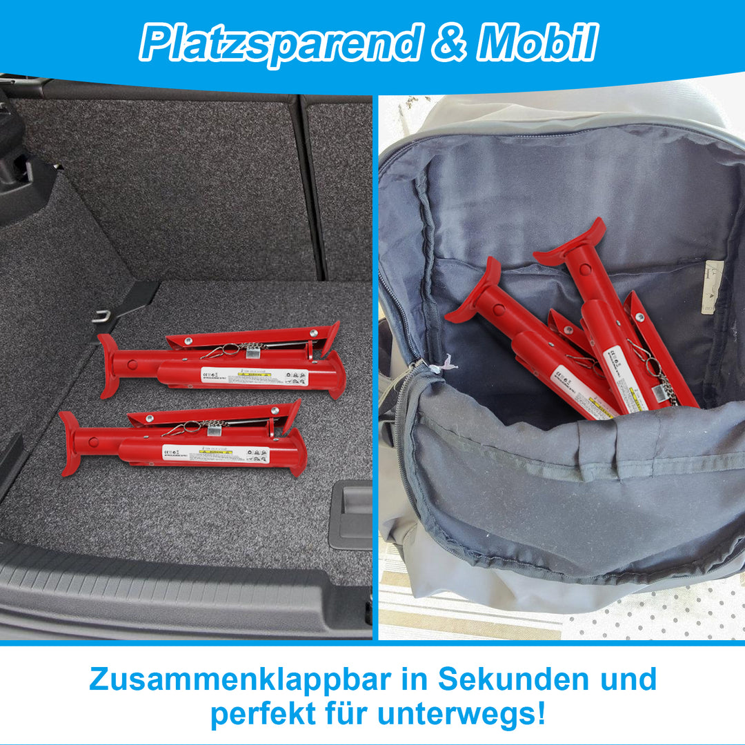 Sonnewelt 2T/3T Unterstellböcke Unterstellbock KFZ 2 Stück