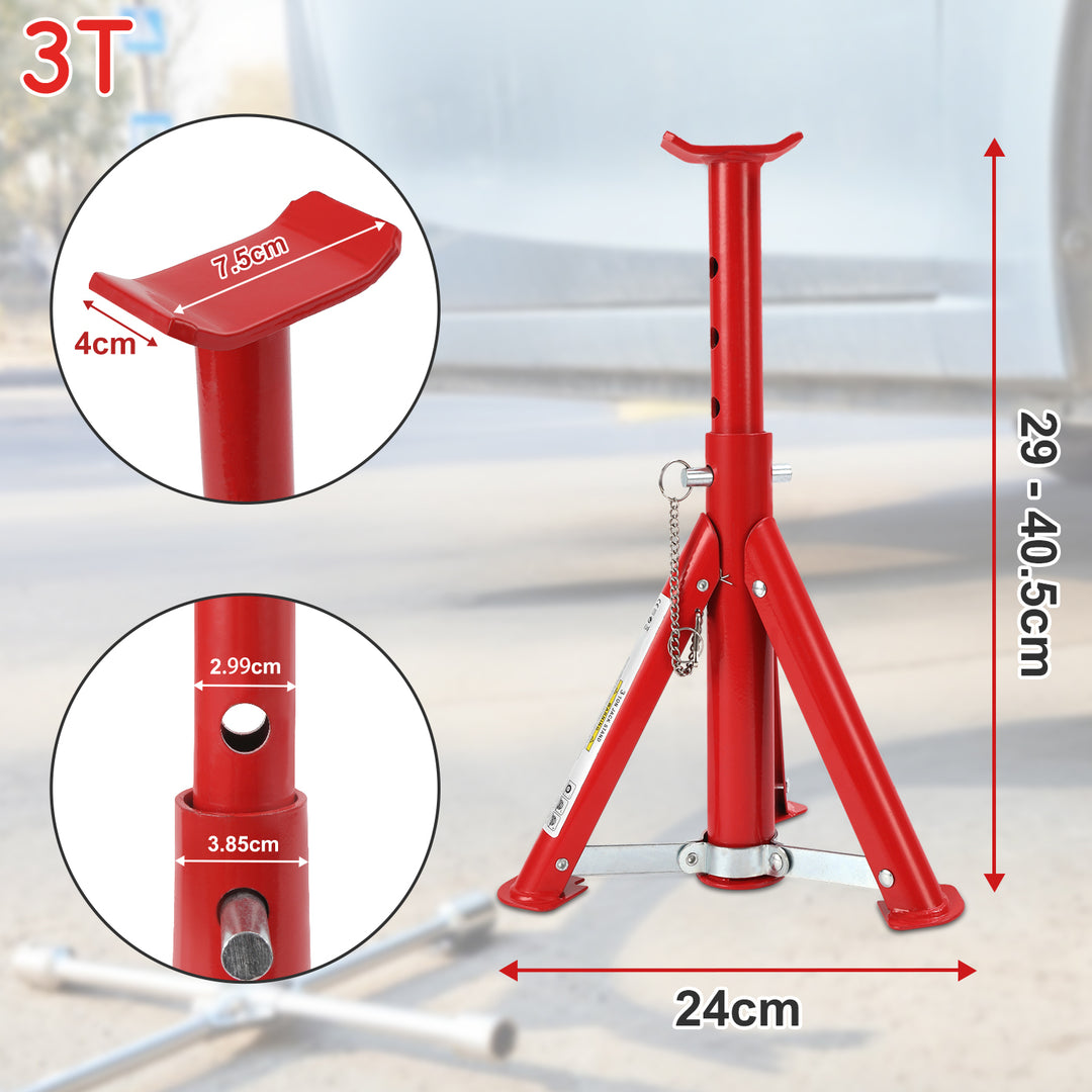 Sonnewelt 2T/3T Unterstellböcke Unterstellbock KFZ 2 Stück