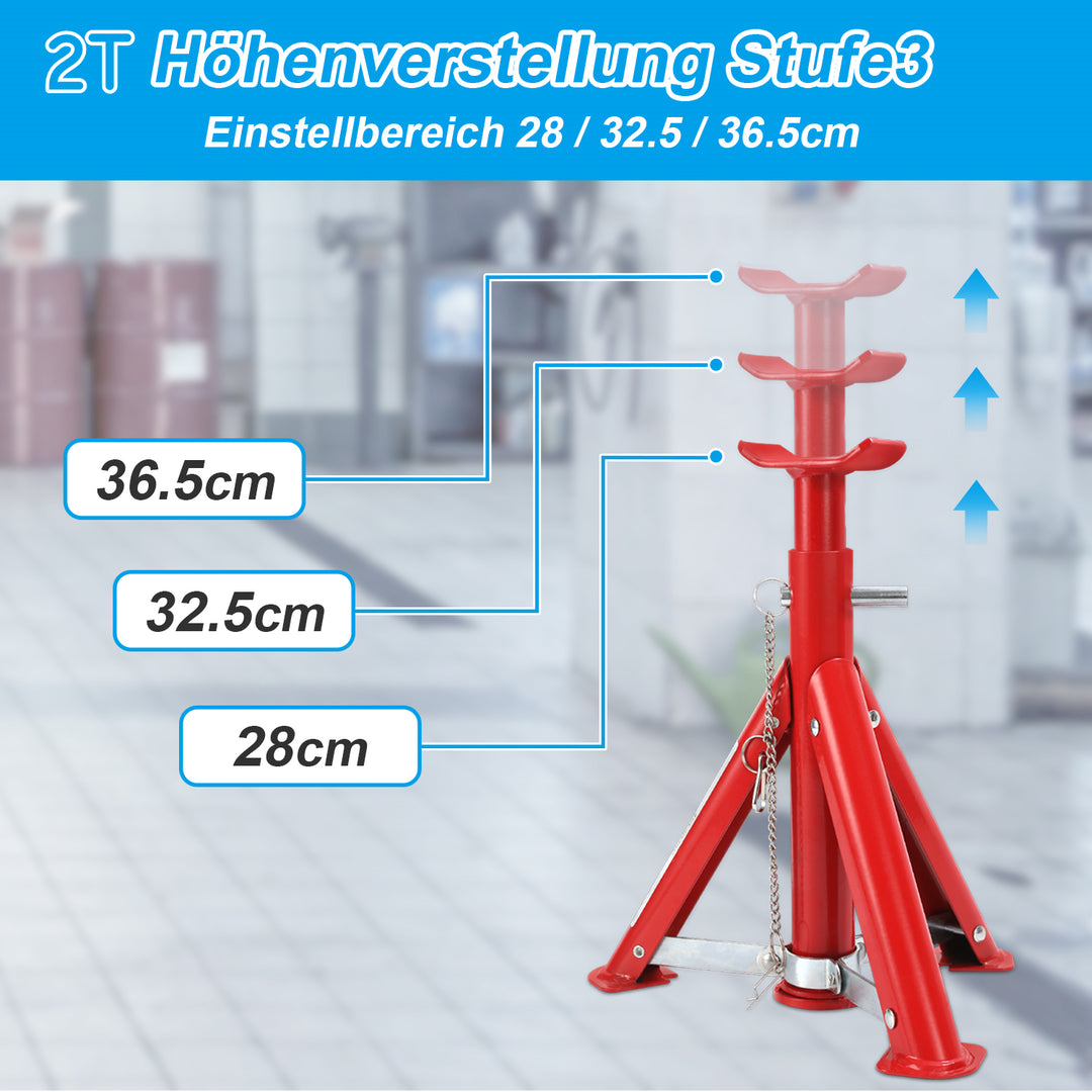 Sonnewelt 2T/3T Unterstellböcke Unterstellbock KFZ 2 Stück