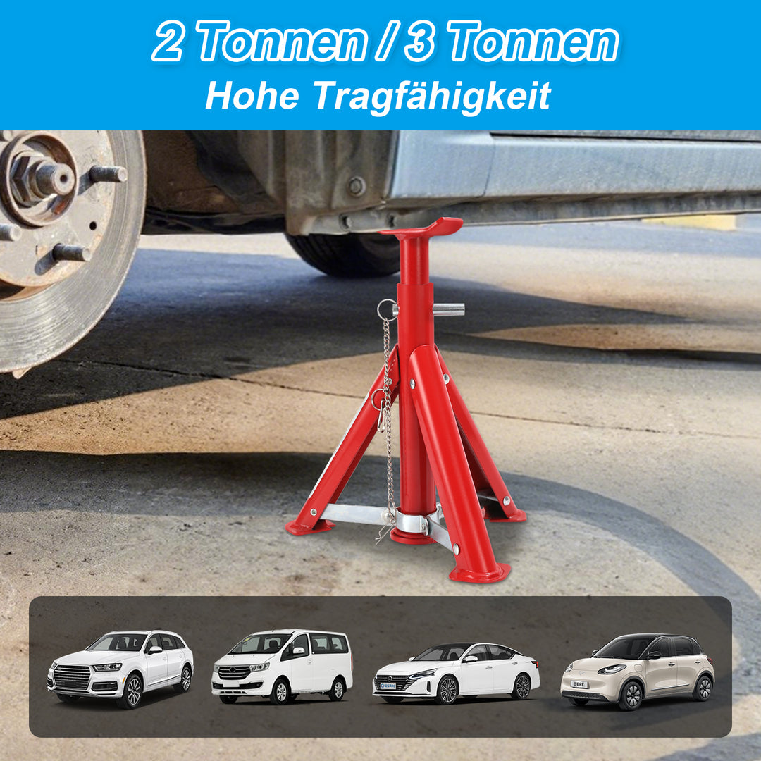 Sonnewelt 2T/3T Unterstellböcke Unterstellbock KFZ 2 Stück