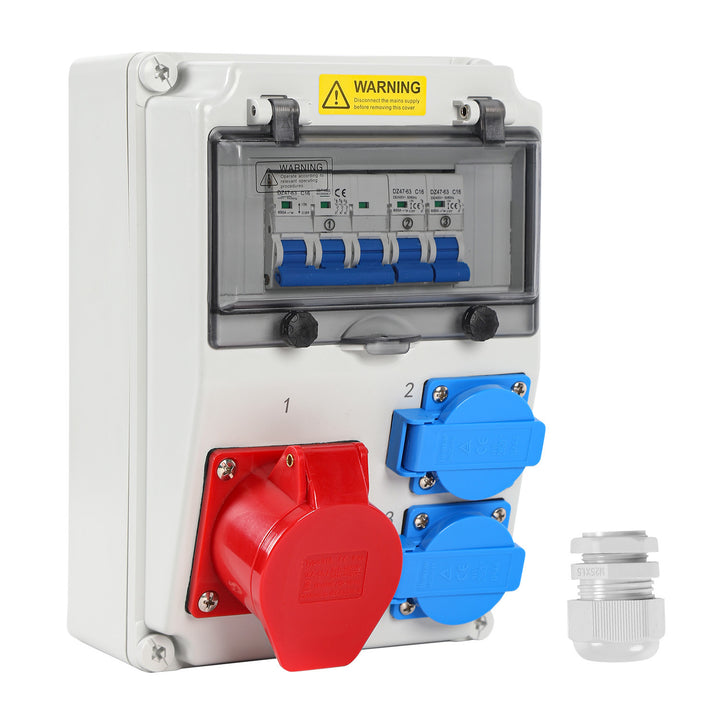 Sonnewelt wall distributor 2xSchuko socket and CEE socket 16A