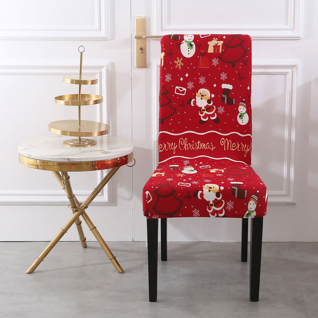 Sonnewelt Weihnachtliche Stuhlhussen Universelle 6er Set