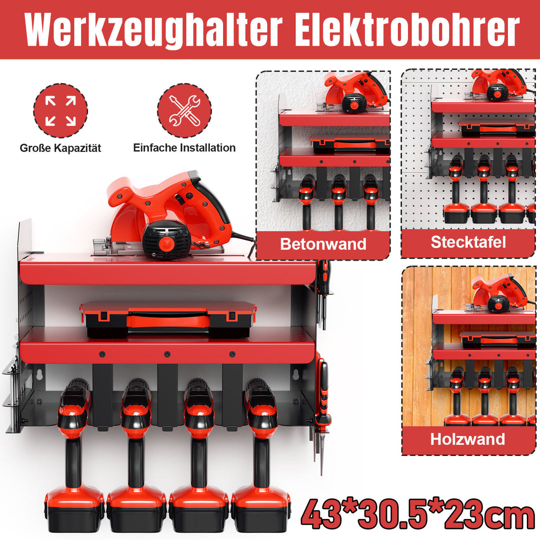 Sonnewelt Werkzeughalter Wandhalterung 70kg Tragen