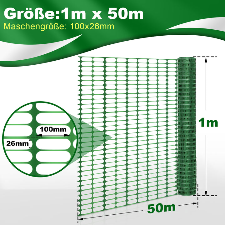 Sonnewelt protective net made of plastic 1x 50m