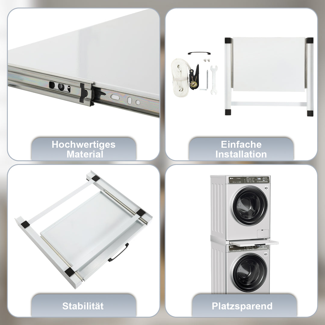 Zwischenbaurahmen für Trockner und Waschmaschine