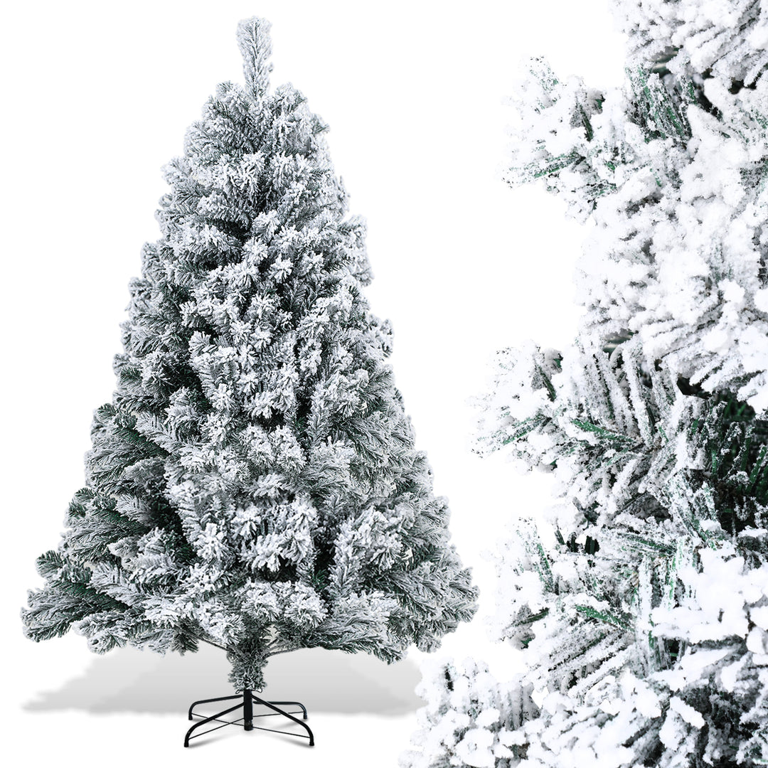 Sonnewelt Weihnachtsbaum Künstlich mit Schnee