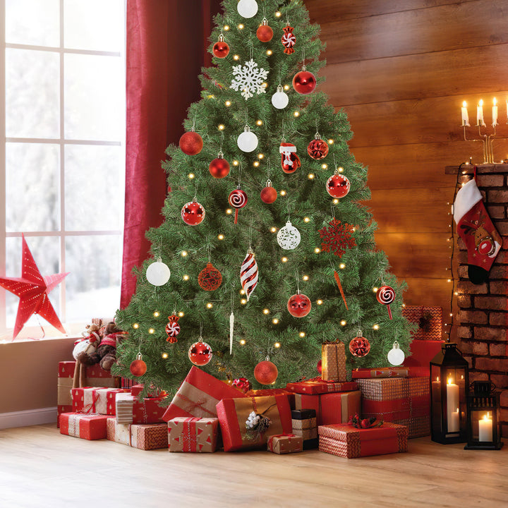 Sonnewelt Christmas Baubles Set 130 Christmas Tree Baubles for Christmas Tree