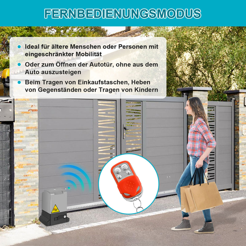 Sonnewelt Schiebetorantrieb Garagentoröffner 370W/550W/750W