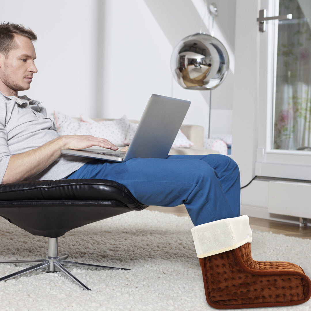 Sonnewelt Fußwärmer mit 10 Temperaturstufen Elektrische Fußheizung