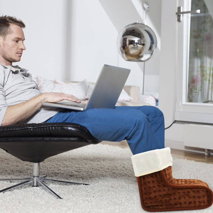 Sonnewelt Fußwärmer mit 10 Temperaturstufen Elektrische Fußheizung