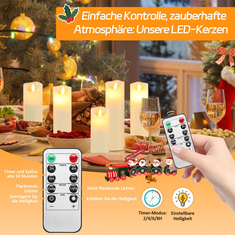 Sonnewelt LED Candle Set Flameless Candles