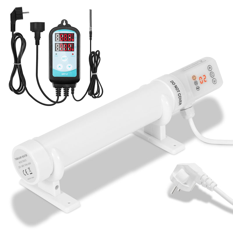 Sonnewelt Gewächshausheizung Elektrische Heizung mit Timer und Thermostat