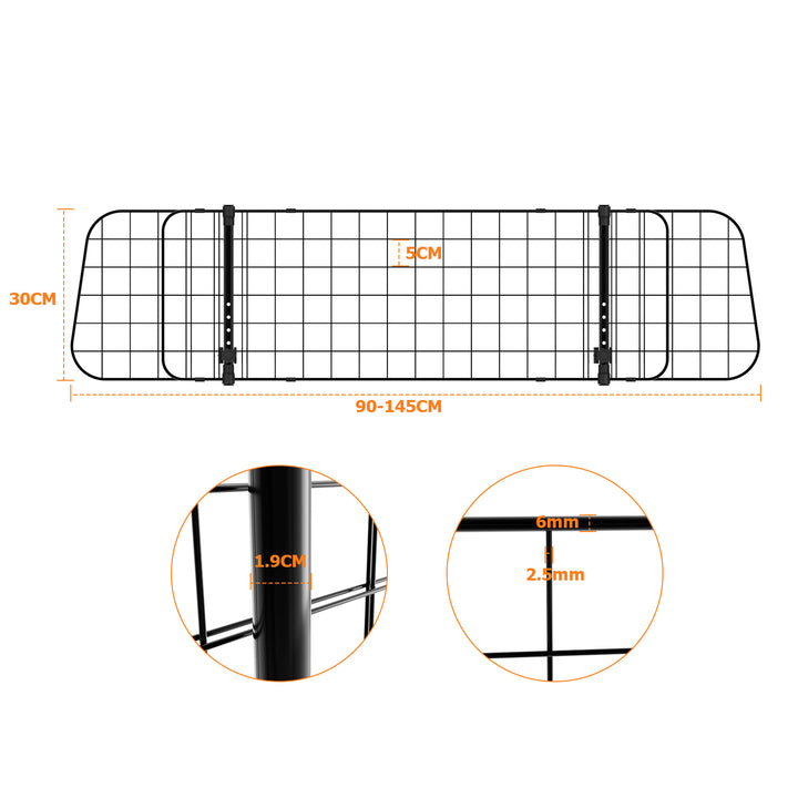 Sonnewelt Dog Guard Car Divider Universal 30cm Height