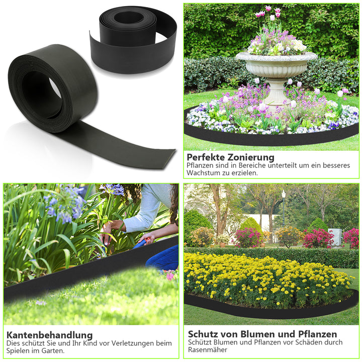 Sonnewelt lawn edging PE plastic
