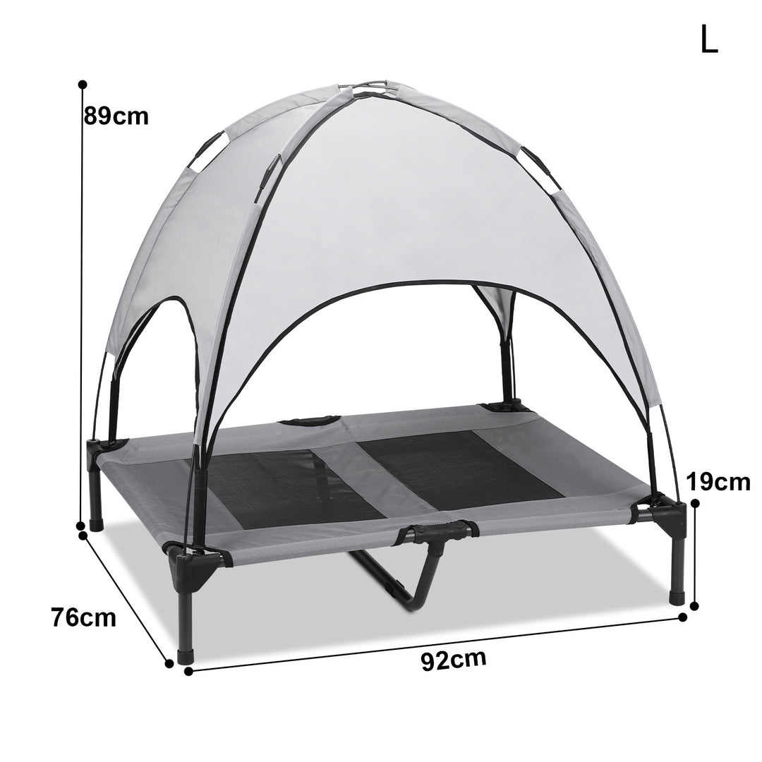 Sonnewelt Haustierbett mit Baldachin für Indoor & Outdoor