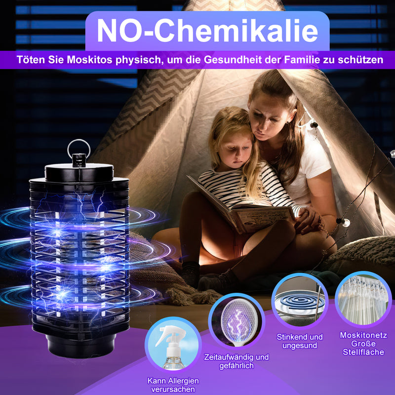 Sonnewelt Insektenvernichter Elektrisch LED UV Mückenlampe 3W