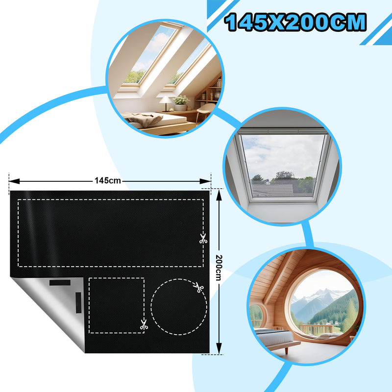 Sonnewelt Fenster Verdunkelung Verdunklungsfolie Ohne Bohren