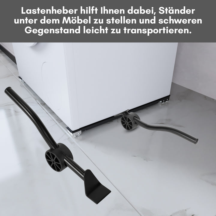 Sonnewelt Washing Machine Base Frame Wheels Adjustable