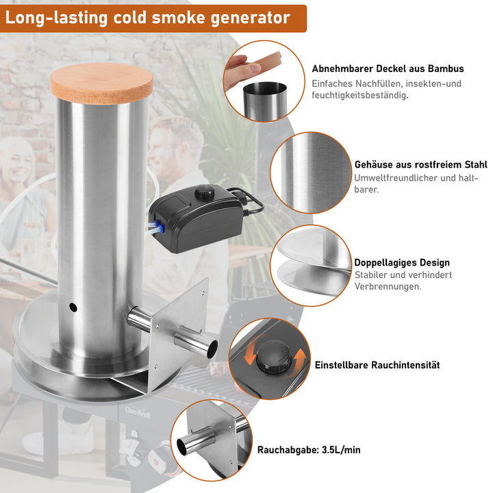 Sonnewelt Rauchgenerator Räucherofen Elektrisch mit Pumpe