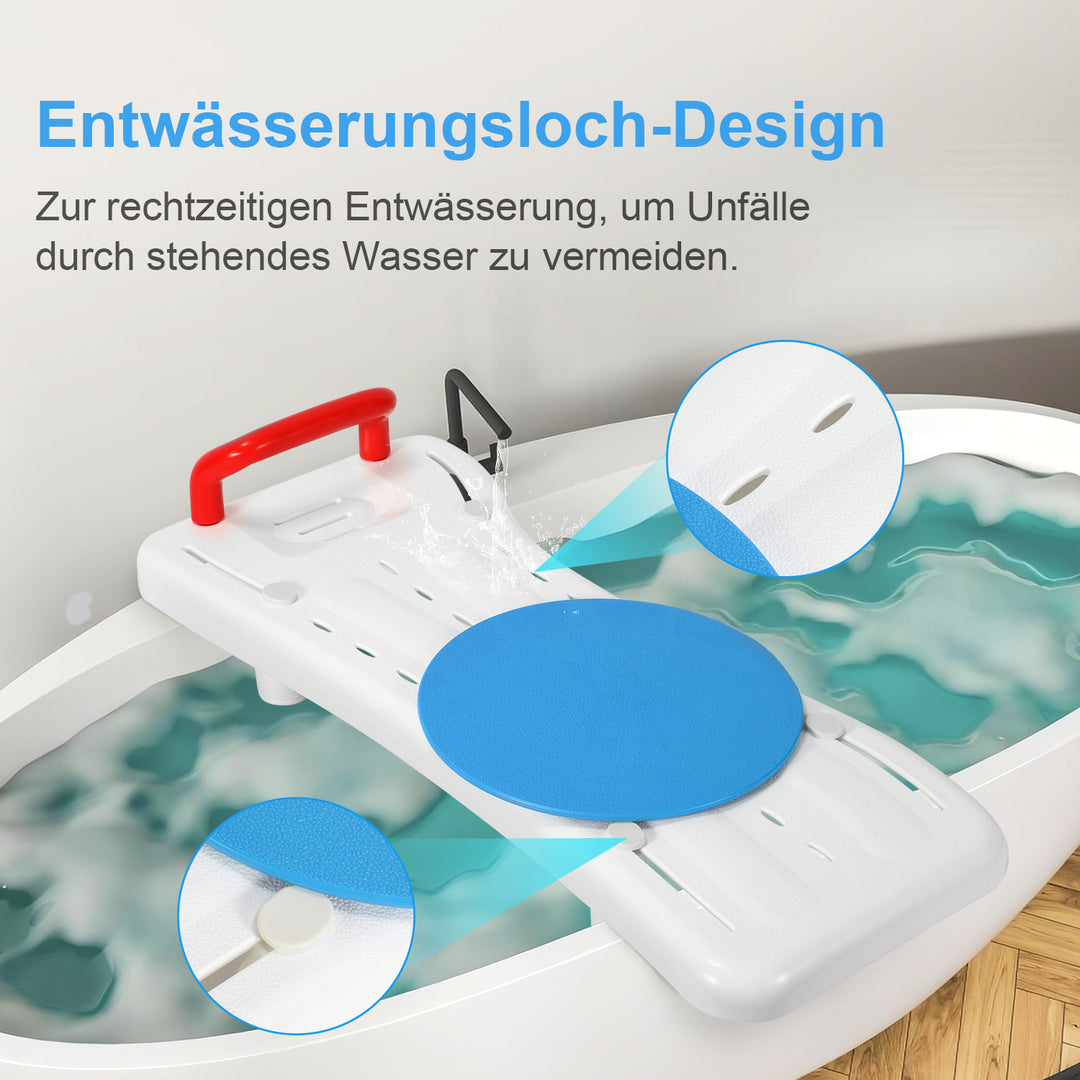 Sonnewelt Badewannensitz Badewannenbrett mit Drehteller