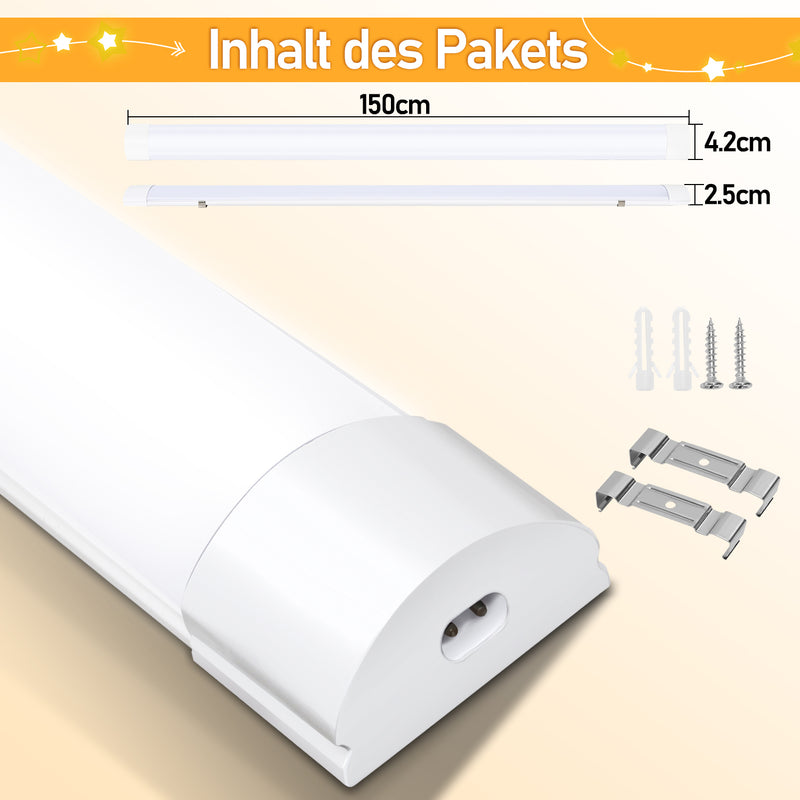 Sonnewelt LED Feuchtraumleuchte Neutralweiß