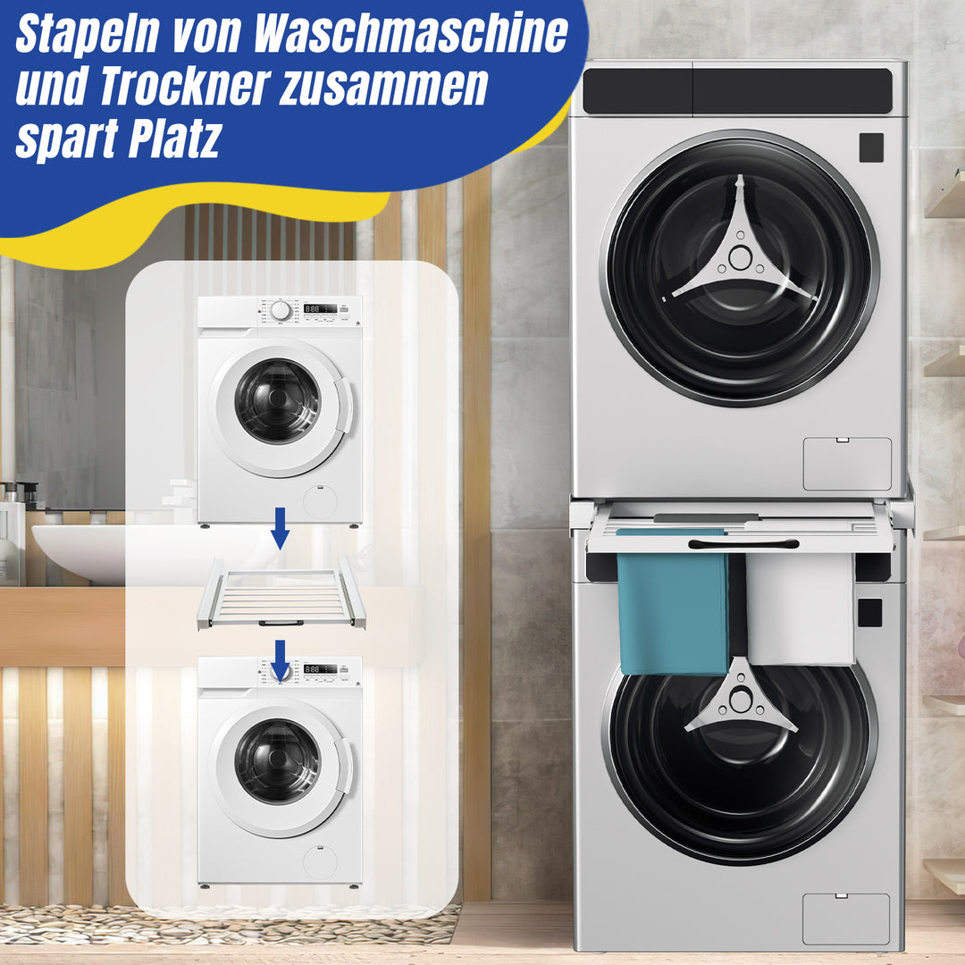 Sonnewelt Zwischenbaurahmen Waschmaschine Universal mit Ausziehbarer