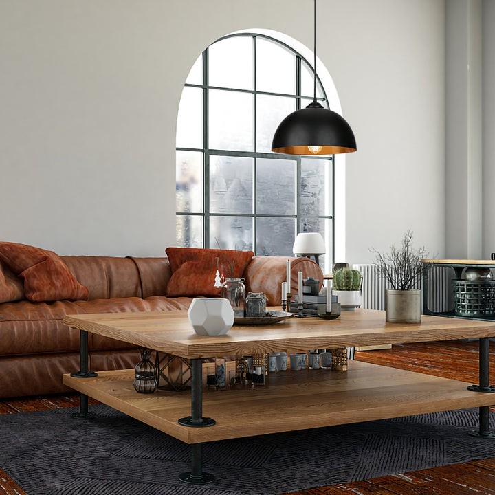 Sonnewelt Retro Lampenschirm aus Metall 2 Stück