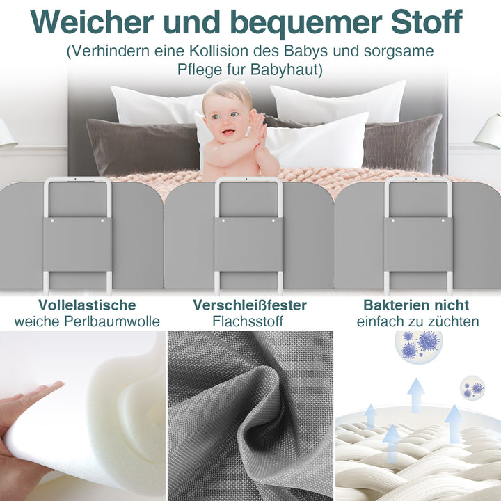 Sonnewelt Bettgitter Rausfallschutz 38cm Höhe