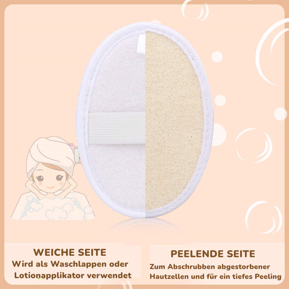 Sonnewelt 3X Luffa Schwamm Körper Peeling
