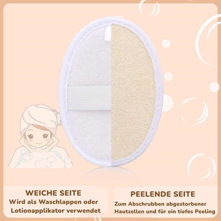 Sonnewelt 3X Luffa Schwamm Körper Peeling