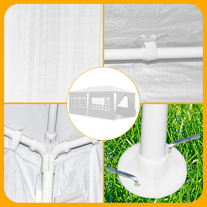 Sonnewelt Pavilion 3x6m Party Tent Waterproof with Side Panels